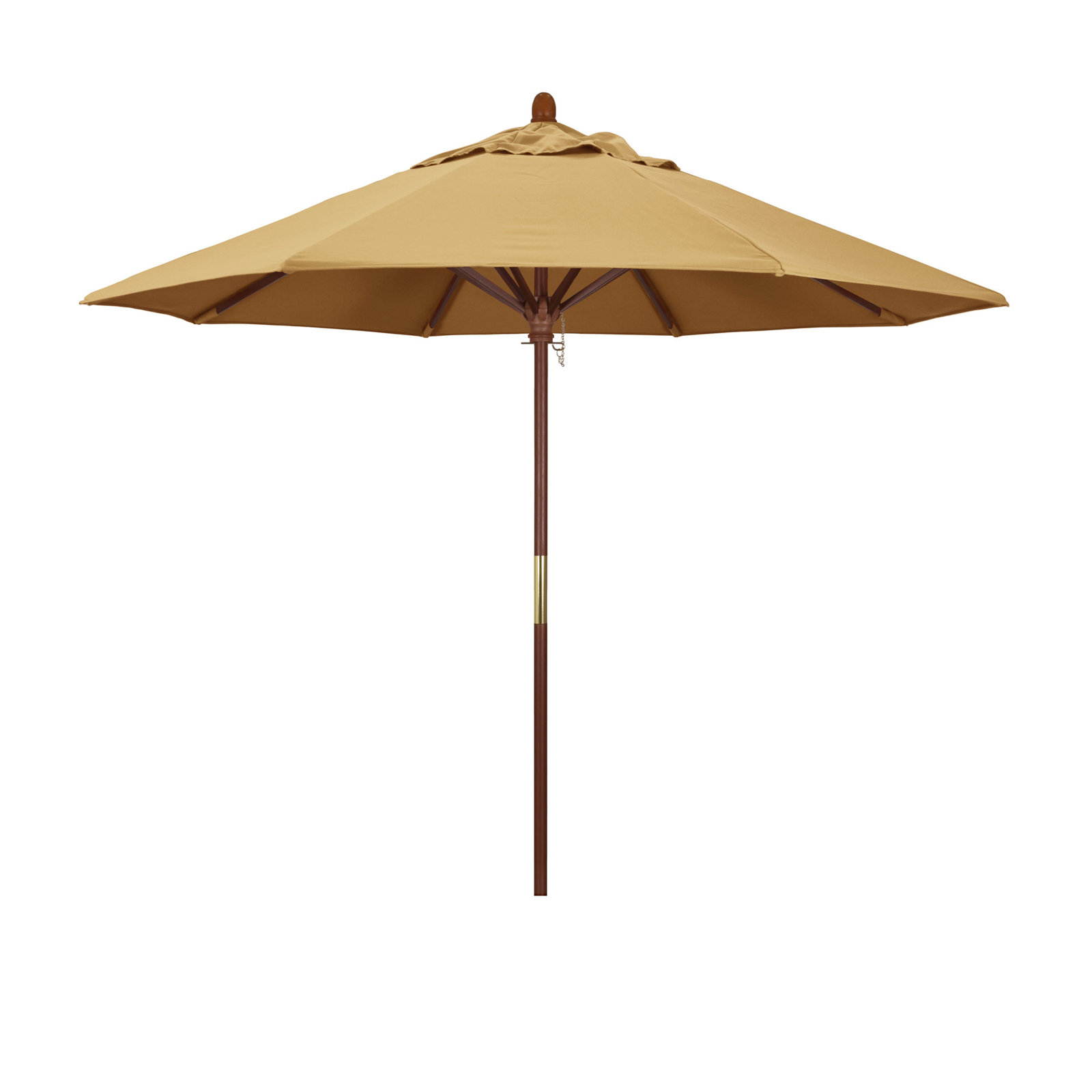 Manford 108'' Sunbrella® Outdoor Umbrella, Canvas Wheat Sunbrella® Canvas