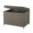 PatioFlare 35'' W 80 Gallons Wicker Deck Box in Warm Gray