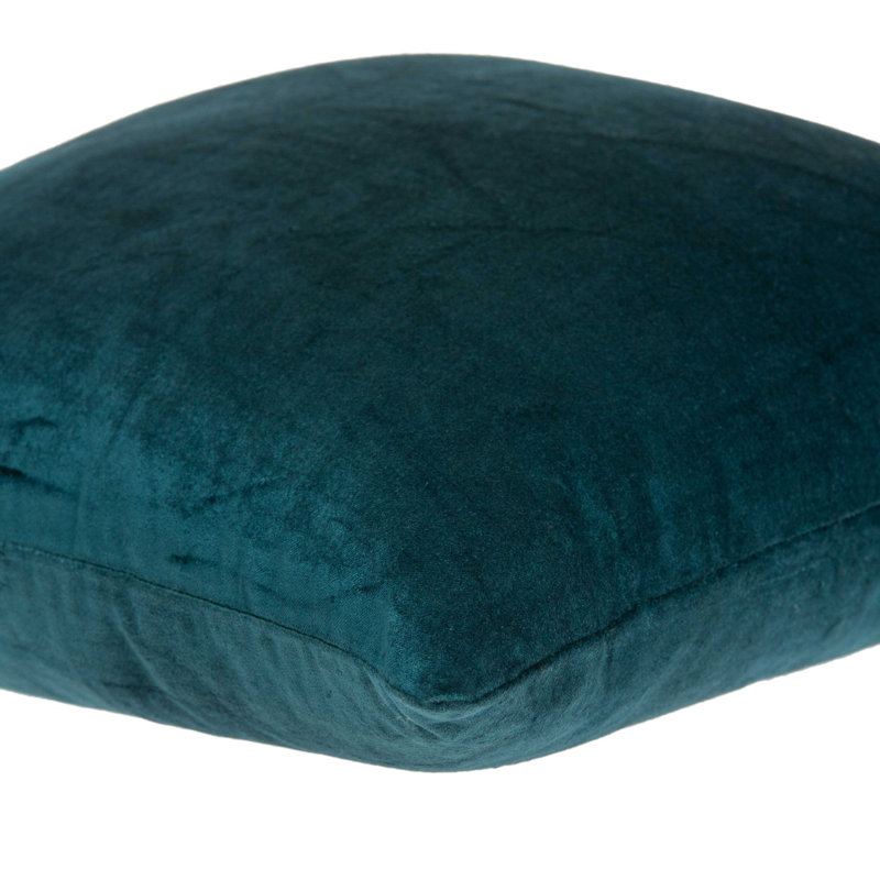 Housse et insert de coussin Topaz, Polyester / Bourre en polyester, Bleu sarcelle, 18 po x 18 po