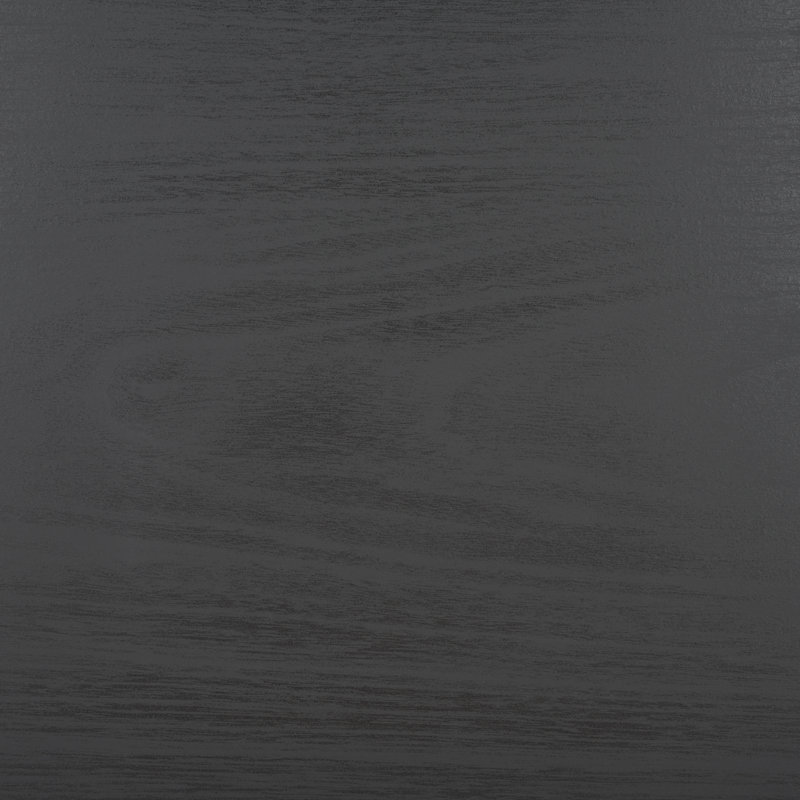 Table de chevet en bois manufacturé, Noir
