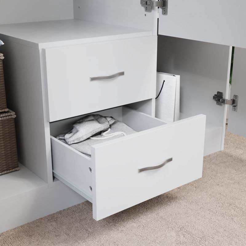 Maybery MDF & Particleboard Wardrobe, White