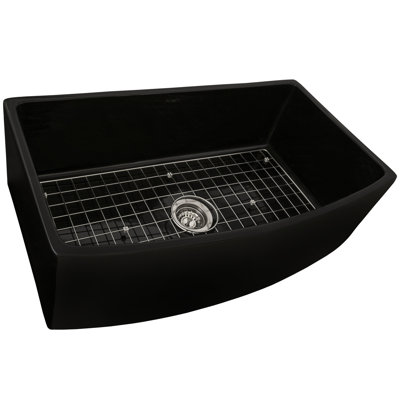 Ruvati 33" L x 20" W Farmhouse Kitchen Sink