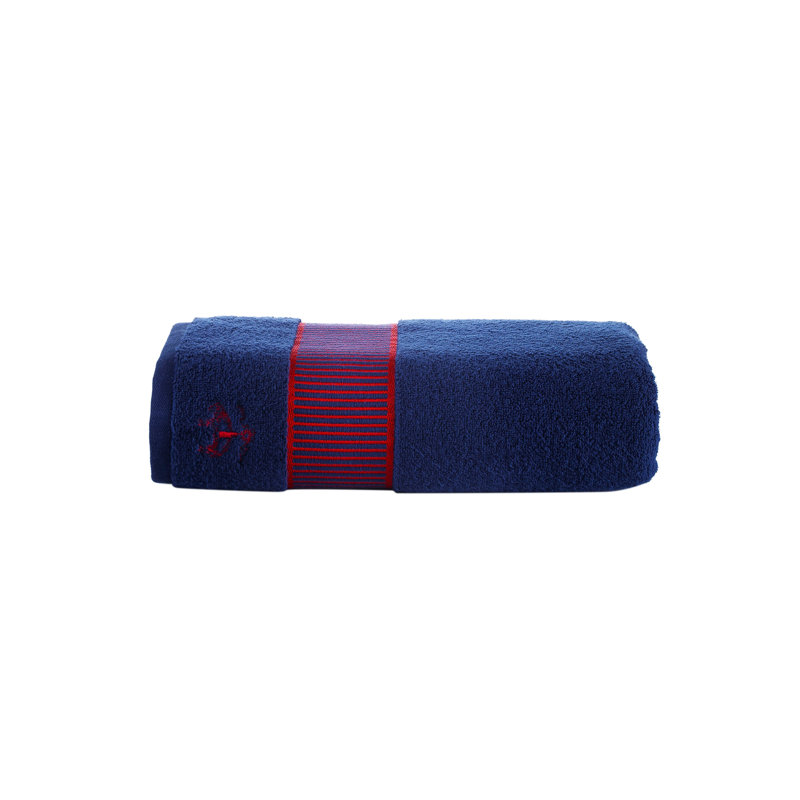 Turkish Cotton Midweight Bath Towel, Navy