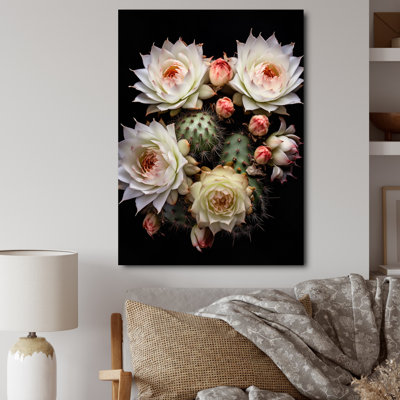 «Torvi», corail blanc, cactus du désert, gymnases de gymnastique I - reproduction sur toile