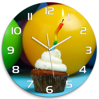 Johnni Glass Wall Clock