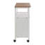 Solid Wood Top Kitchen Cart