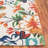 Alliene Hand Tufted Wool Cotton Floral Rug in Ivory/Orange-1365670242
