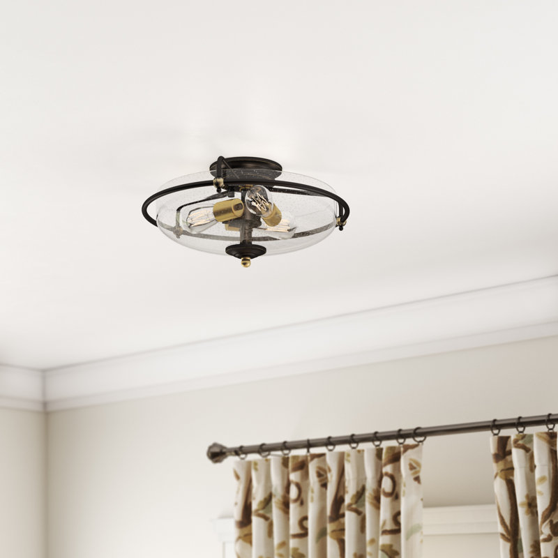 Ampelio Glass Flush Mount
