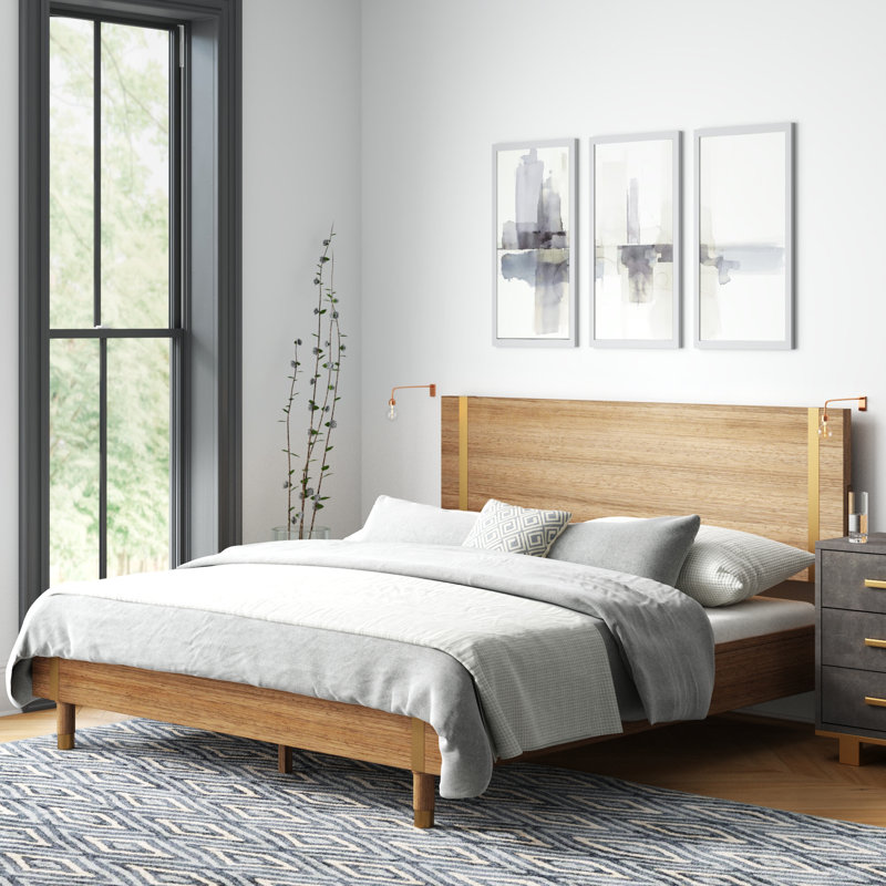 Byron Platform Bed, Cal King