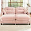 Rose modulaire avec chenille de haute qualité, conception et installation facile pour la chambre à coucher, coussins décoratifs en nuage, éponge de résilience, agencement flexible pour différents espaces de vie