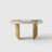 Wakenda 55.1" Modern Rectangular Sintered Stone Dining Table With Stainless Steel Base-38223442-38223443