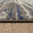 Louque Gray/Dark Blue Modern Abstract Stripe Area Rug-1232671831