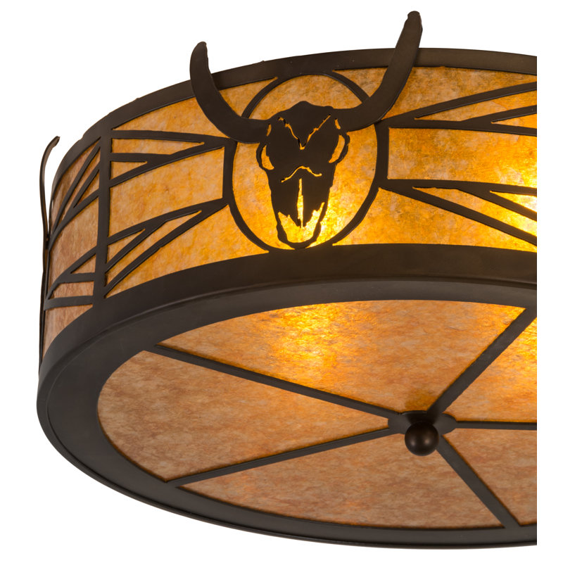 Plafonnier encastré 4 lumières unique 23 po