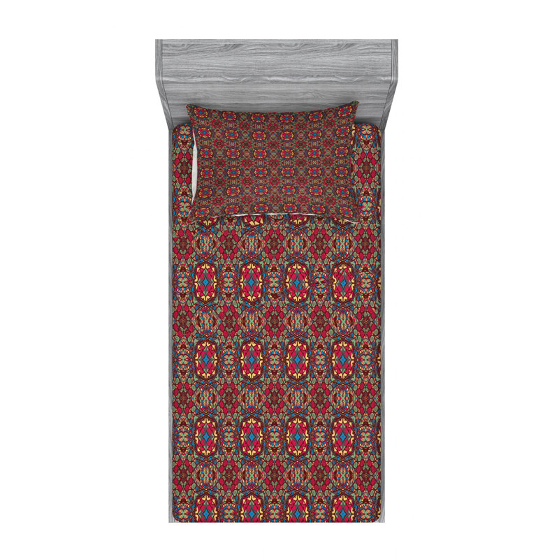 Microfiber Sheet Set, Twin Sheet Set with Fitted Sheet
