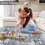 Floral Machine Printed Area Rug-1127645141-1127645140