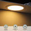 Ultra-thin 5cct 8" Led Recessed Light With J-box, Cri90 Dimmable Aluminum Recessed Downlight