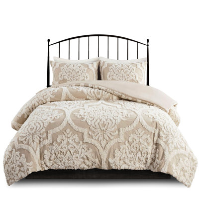 Cotton Chenille Bedding , And Shabby Chic With Buttoned Closure Duvet Cover, Button A Delicate Touch