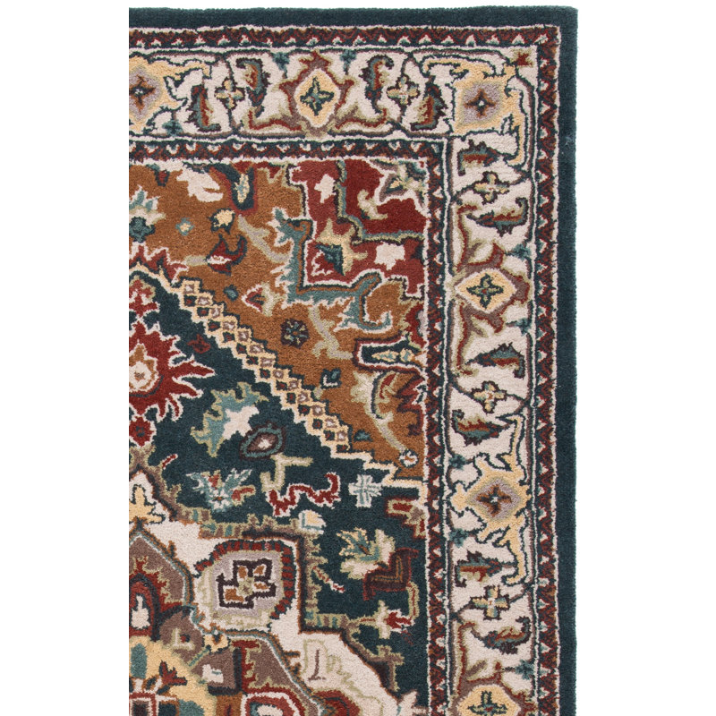 Tapis oriental en laine touffeté à la main Parul, Rectangle 2 pi 3 po x 4 pi