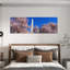 Cherry Blossoms Washington Monument 1 Piece Wrapped Canvas Panoramic Wall Art-14515181