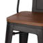 Faycelles Counter Stool with Metal Frame