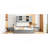 Full Size Wooden Daybed With Twin Size Trundle, And All-In-One Cabinet And Shelf, Gray-1855209356-1855209358