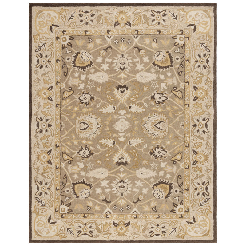 Tingley Hand Tufted Wool Oriental Rug, Rectangle 9'6" x 13'6"