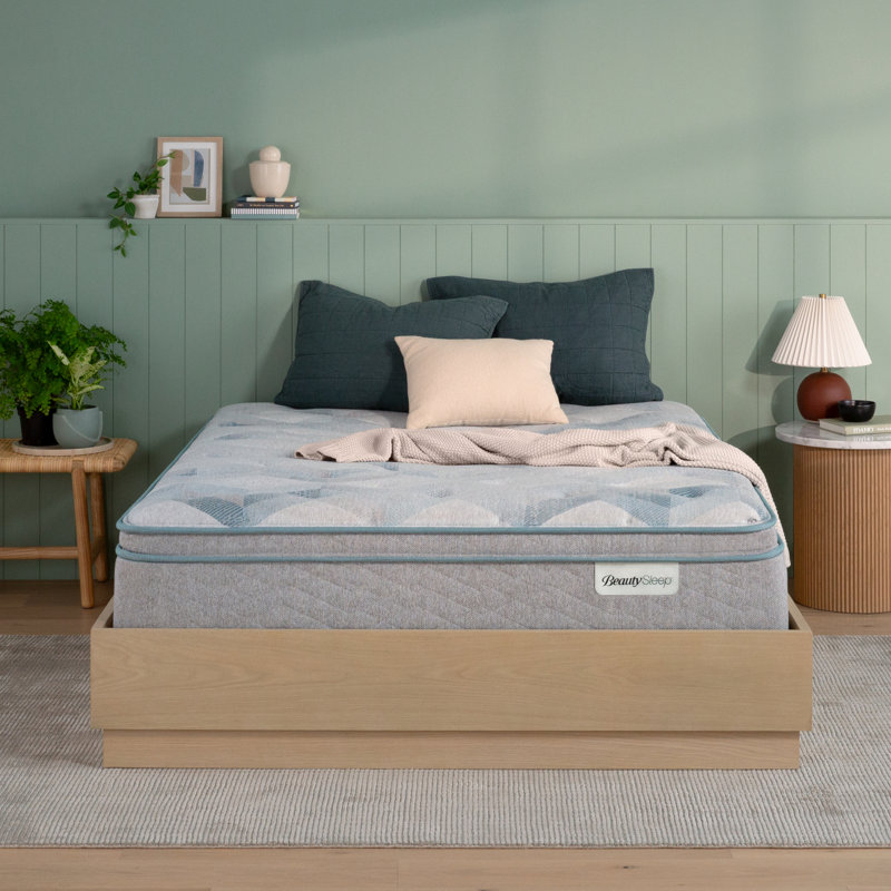 Matelas à plateau-coussin moelleux 12,5 po Beauty Sleep, Lit double