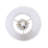 Textured White Ceramic Table Lamp with Fluted Fabric Shade for Home Decor