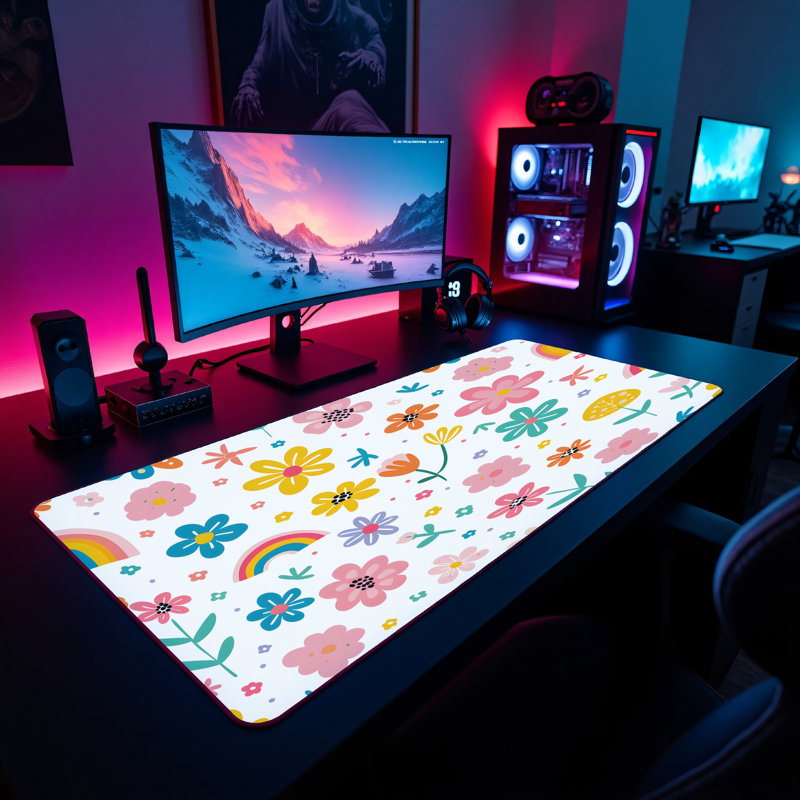 Polyester Desk Pad, 23.6x13.8