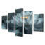 «Grey Lotus Photo Elegant Silhouette I», ensemble de reproduction d'art mural Lotus
