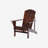 Outsunny Wooden Adirondack Chair, Outdoor Patio Lawn Chair with Cup Holder, Weather Resistant Lawn Furniture, Classic Lounge for Deck, Garden, Backyard, Fire Pit-783750342
