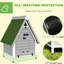 Niche pour animaux toutes saisons pour poulets, canards, oies ou lapins, avec perchoir personnalisable et nichoir Poulailler, bar et plateau coulissant