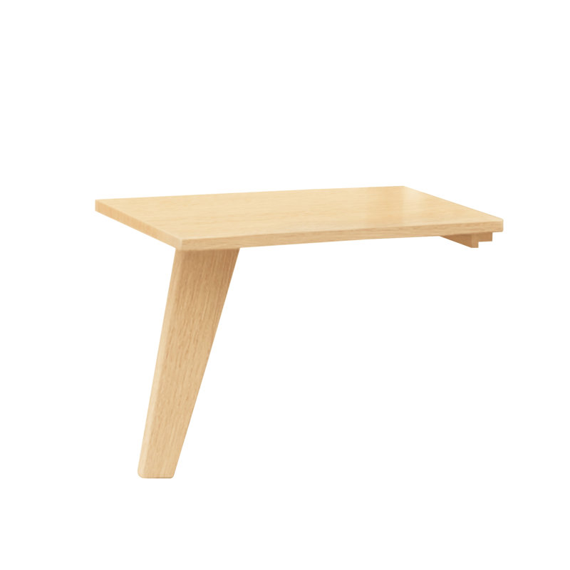 Table de chevet en bois massif Linn, Naturel