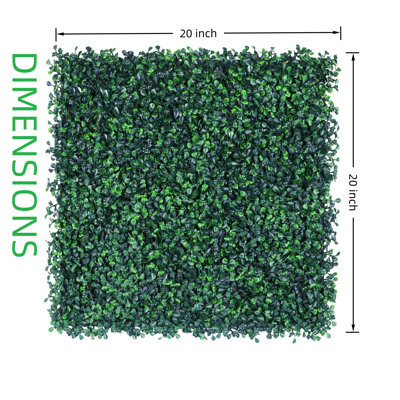 20"X20" Grass Wall Panels