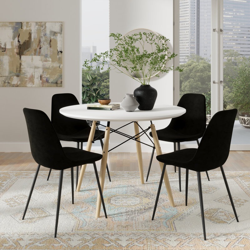 Felicity 5-piece Dining Set, Black