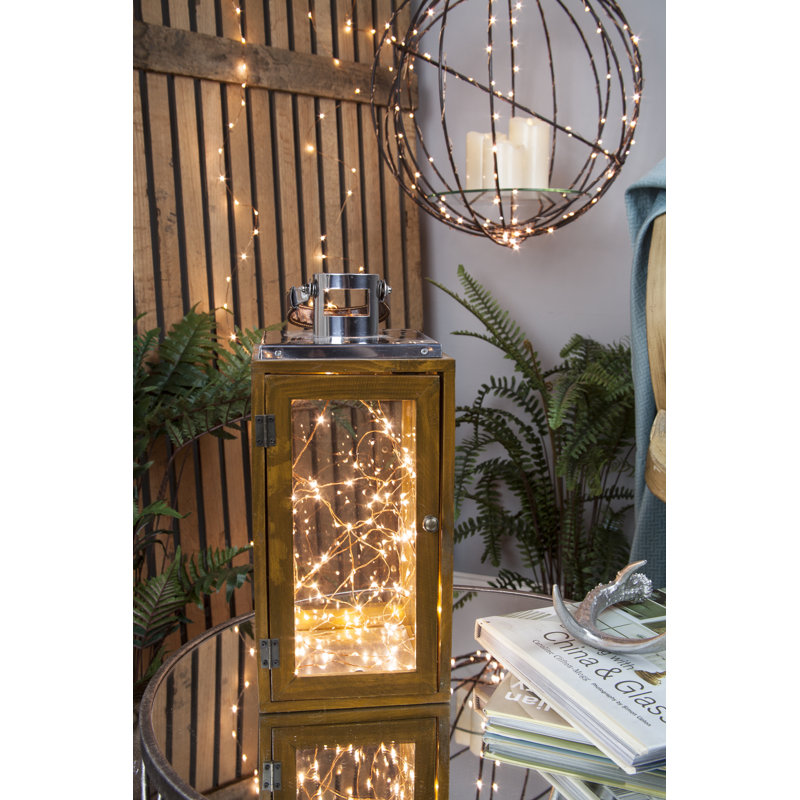 Battery Operated Warm White Micro Light String On Copper Wire