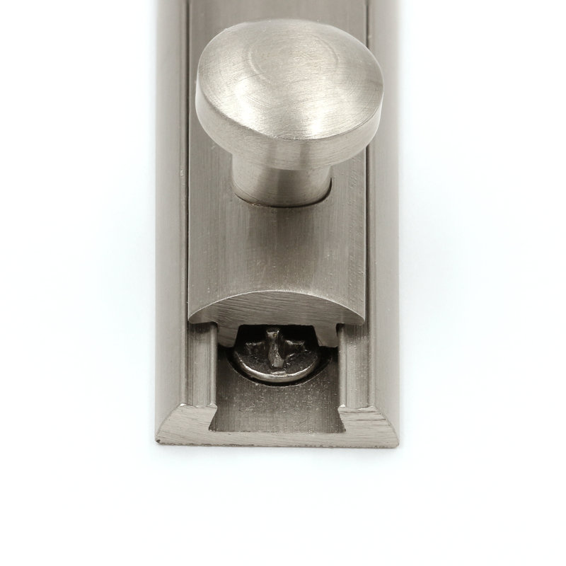 Surface Bolt, Brass (Single Pack), Satin Nickel