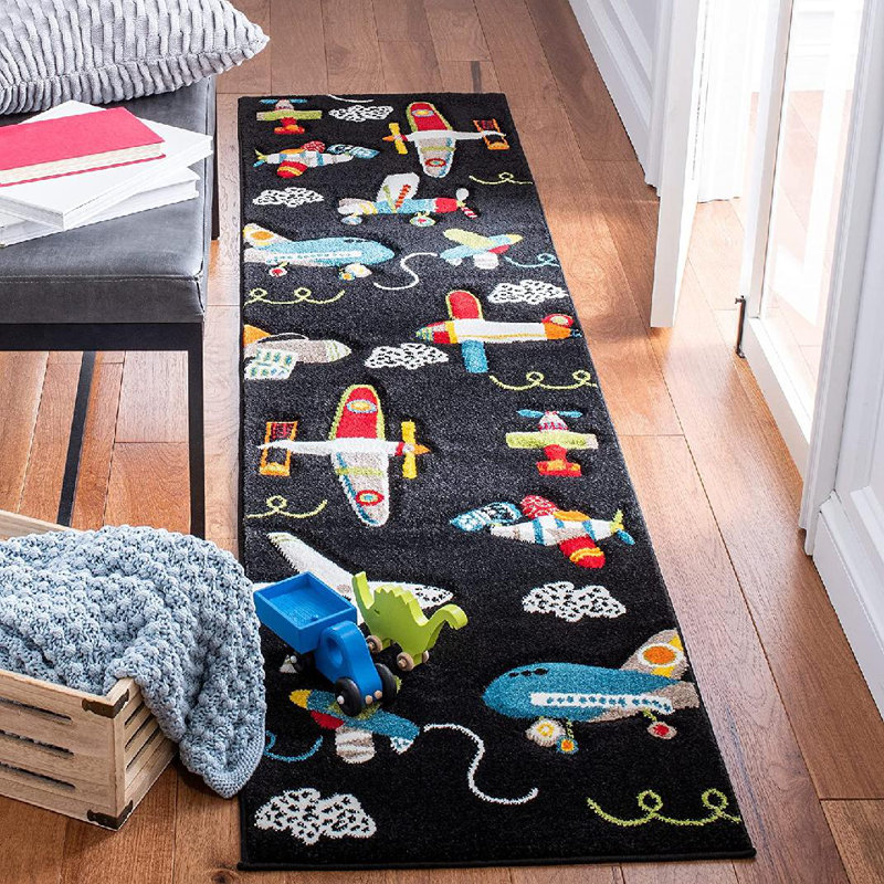 Tapis fantaisie Ryleigh Kids 100 Performance, Tapis de couloir 2 pi x 8 pi