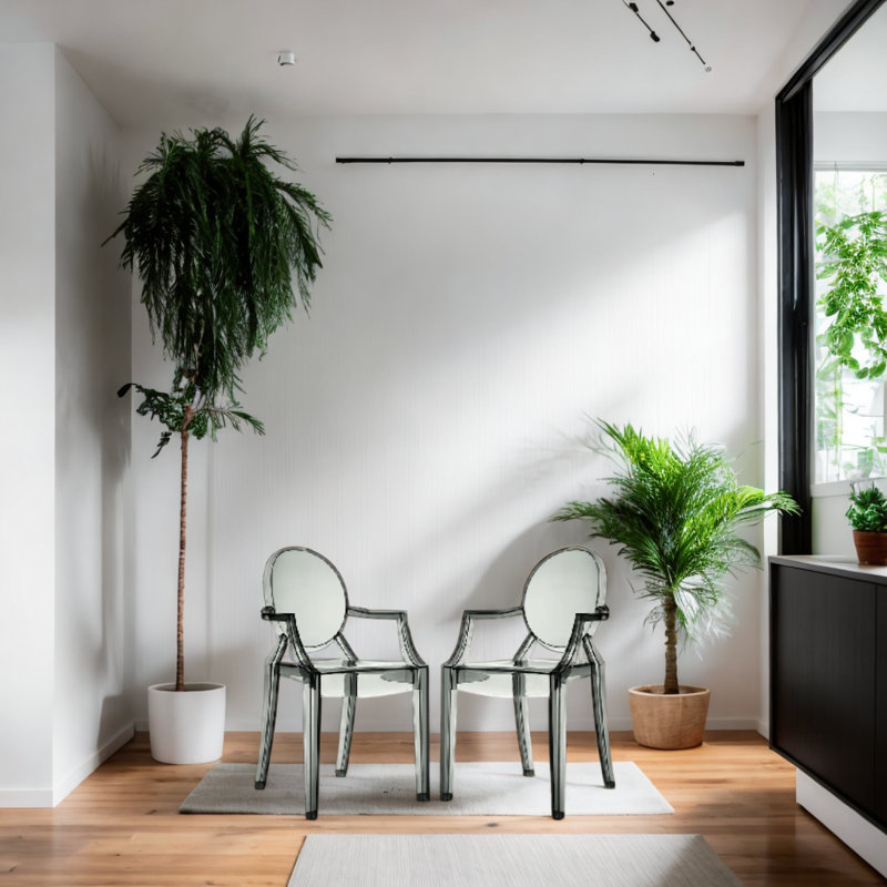 Chaise avec accoudoirs Kaylon Gostyy, Fumée