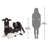 Holstein Cow Sculptural Bench