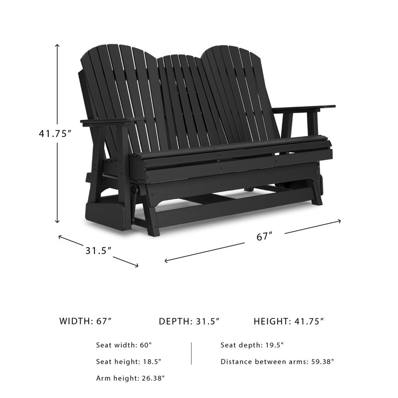 Lynbrook 67'' Wide, Black