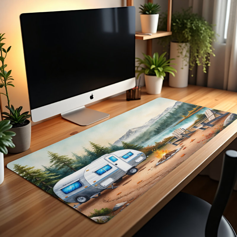 Polyester Desk Pad, 23.6x13.8