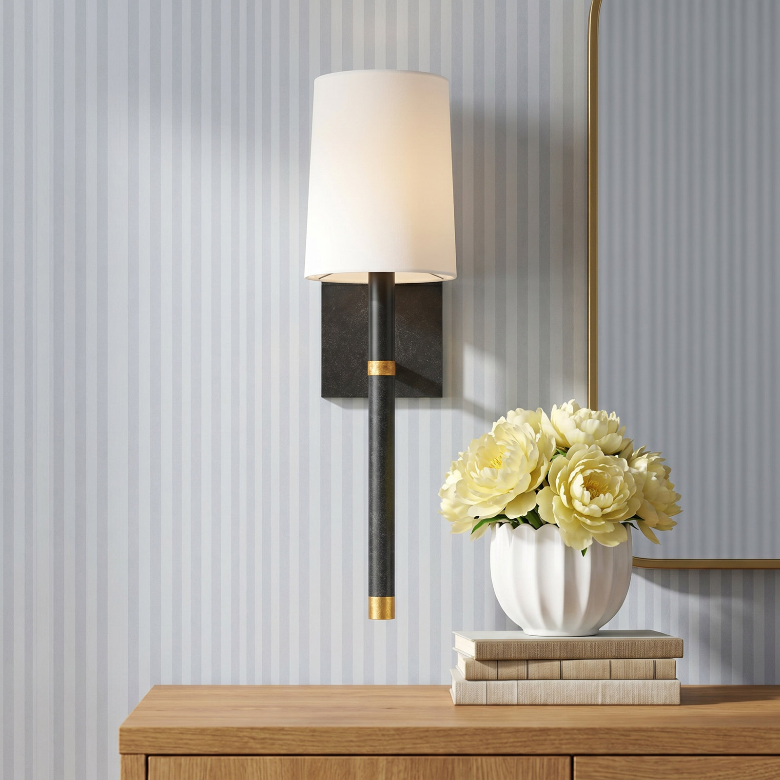 Charland Single Light Dimmable Armed Sconce