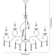 18-Light Candle Style Chandelier
