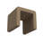 Ada Footstool Ottoman, Channel Tufted Taupe Brown Boucle, 19 Inch-112313376