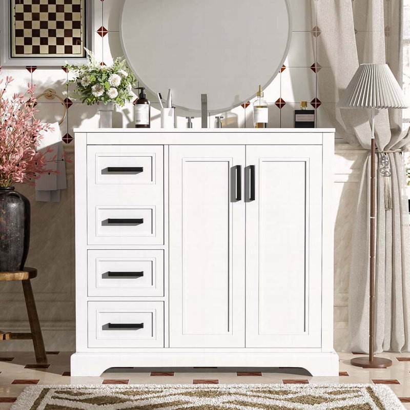 Meuble-lavabo 36 po avec lavabo en céramique