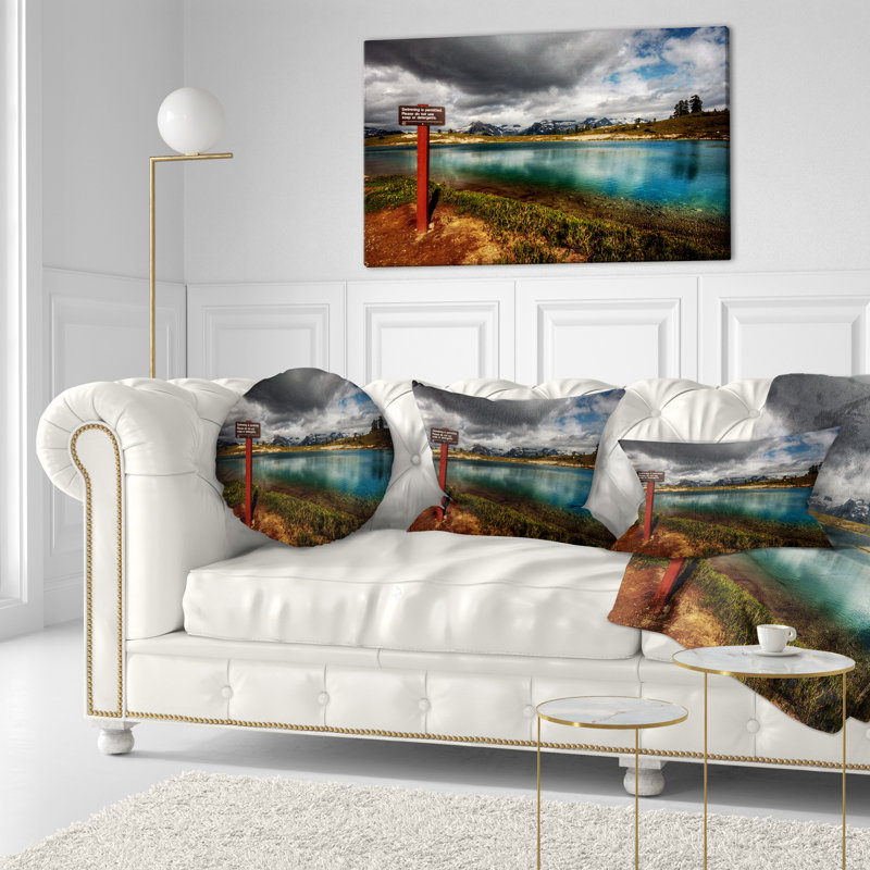 Coussin Azure Mountain