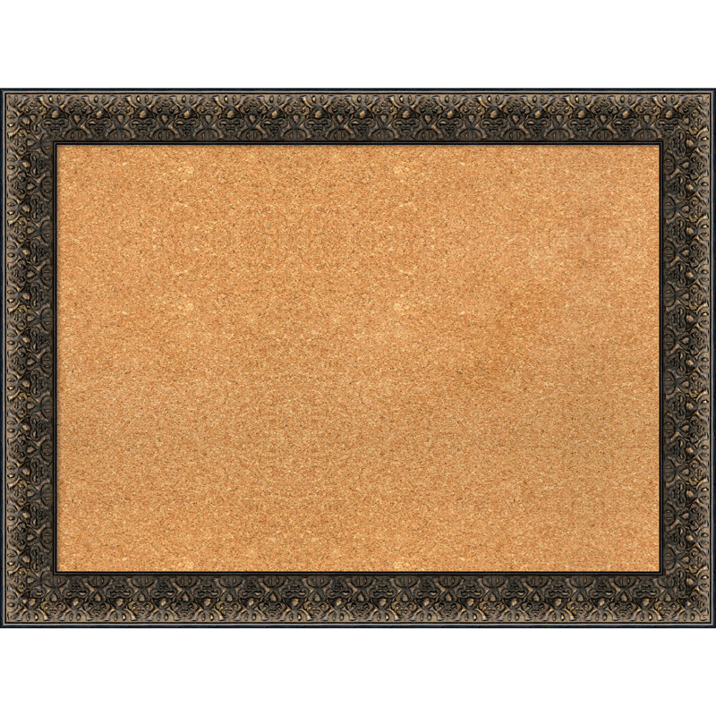 Intaglio Cork Small Bulletin Board