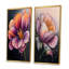 «Blooming Gerbera Daisy Flowers», 2 pièces sur toile-1281705641-1281705646
