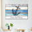 Blue Anchor Quote Canvas Print-605471410